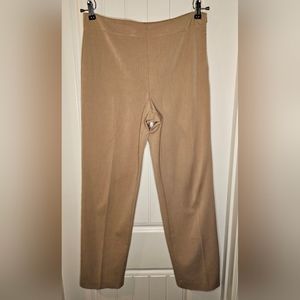 [TALBOTS] Tan Heritage fit - side zipper & button Trousers 《10》